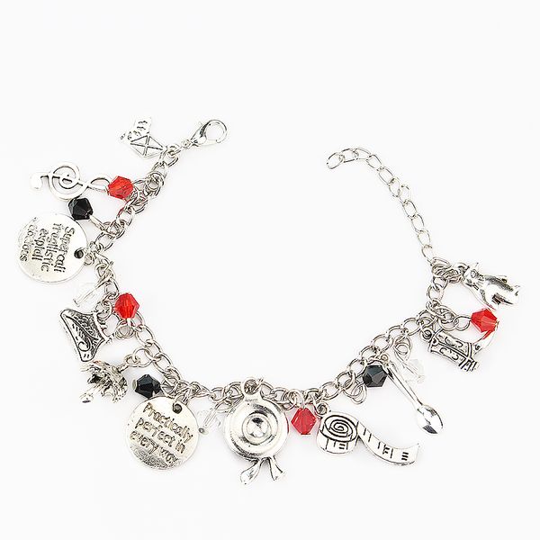 

elijah's inspired mary poppins charm bracelet, White