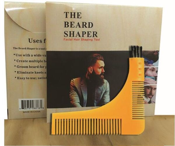 Groomarang Beard Symmetry Styling Shaping Template Comb Trimming
