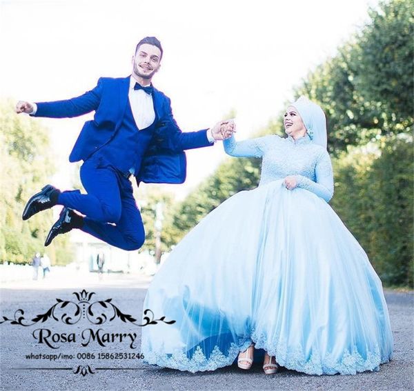 Marina Maitland Wedding Dress Aqua Wedding Dress Hijab