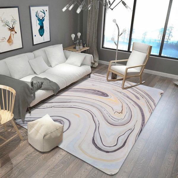 Nordic Style Marble Pattern Carpets For Living Room Bedroom Large Area Soft Rugs Home Floor Bedroom Carpet Kids Room Decor Rug Carpet Depot Cheap