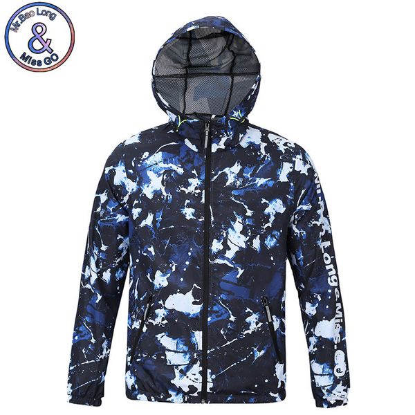 

mr.1991inc new autumn men windbreaker with cap casual colorful printed zipper windbreaker hoody 3d fashion quick dry men coat, Tan;black