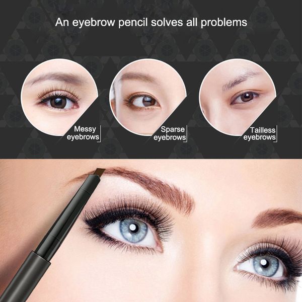 

makeup automatic eyebrow pencil waterproof makeup paint eyebrow eye brow with brush tool oa66