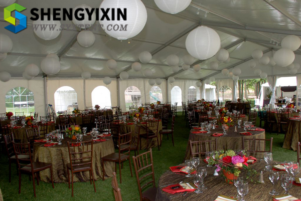 

8m diameter heavy duty geodesic dome tent for sale 850gsm white pvc coated tarpaulin side wall cover for event tent