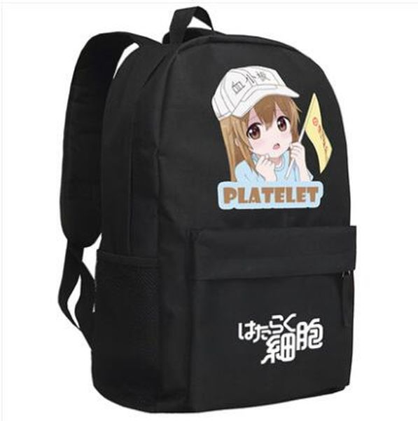 

new cells at work erythrocite red blood cell backpack oxford school bags