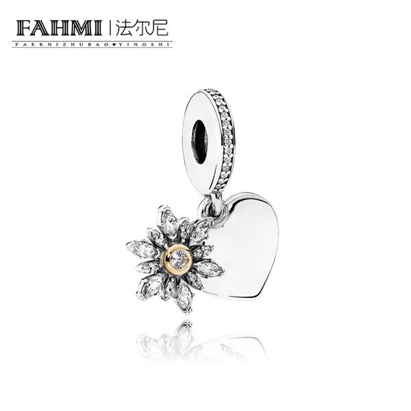 

fahmi 100% 925 sterling silver 1:1 original 792012cz authentic temperament fashion glamour retro pendant wedding women jewelry, Black