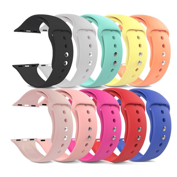 

Oem new de ign 21 color more ilicone port band replacement for apple watch erie 4 3 2 1 40mm 44mm band wri t trap adapter acce orie