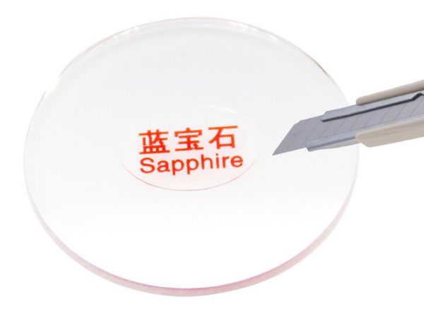

1.1mm thick round sapphire watch crystal