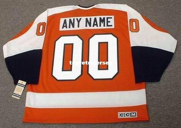 

wholesale mens philadelphia flyers 1970's ccm vintage away "wholesaleized" retro hockey jersey, Black;red