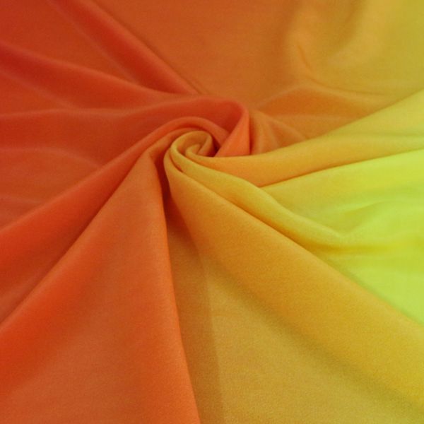 

gradient 2 colors dress material ombre koshibo fabric, Black;white