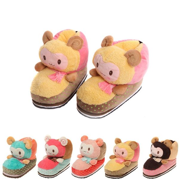 

fashion sheep love sheep anti-skid home warm cartoon cotton slippers factory