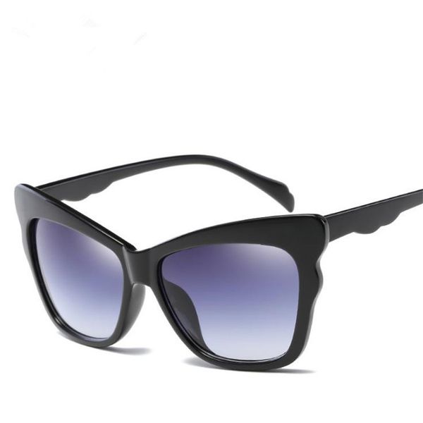 

fashion cat eye sunglasses women & men sun glasses anti-uv spectacles eyeglasses goggle for shopping driving travel eyewear, White;black