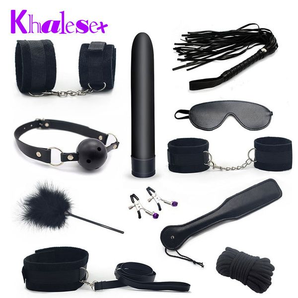 

toys slave pcs/set with for fetish nipple woman 11 khalevibrator y1890803 nylon handcuffs bondage couples erotic toys clamp