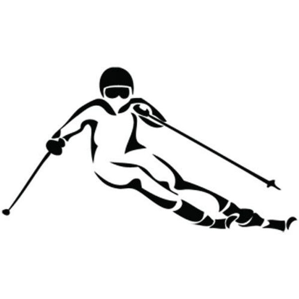 

сноубордисты виниловые наклейки на бампер автомобиля творческая личность лыжные наклейки тела