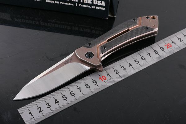 

201808 Zero Tolerance Utility Knives ZT0801CF M390 Blade Tactical Bearing EDC Tools Folding Pocket Knife G10 Handle 4.72 Inch Closed P282F