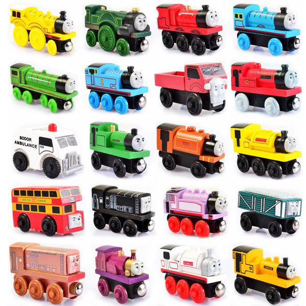 

Wooden mall train magnetic cartoon toy 48 tyle opp bag train friend train car toy bu chri tma thoma dieca t model kid toy