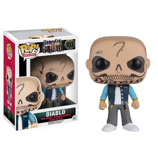 

wholesales dhl shipping christmas gift for kids original funko pop suicide squad demon new box for car decoration and holiday gift t428