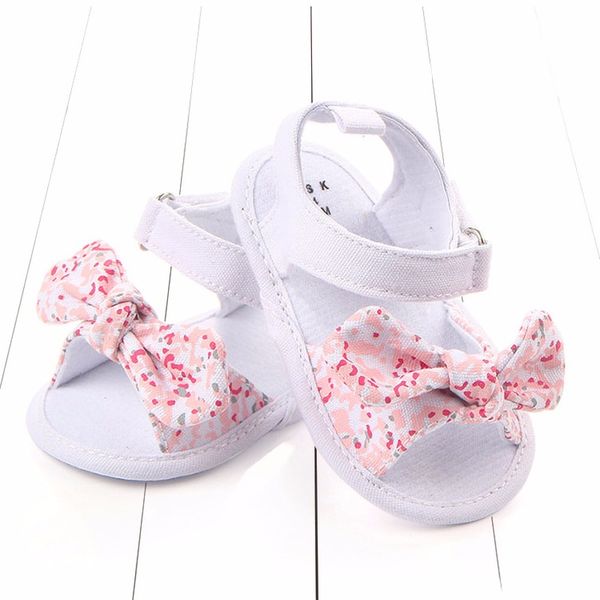 

summer female baby sandals, non-slip toddler shoes, baby bow sandals, 0-1 years old