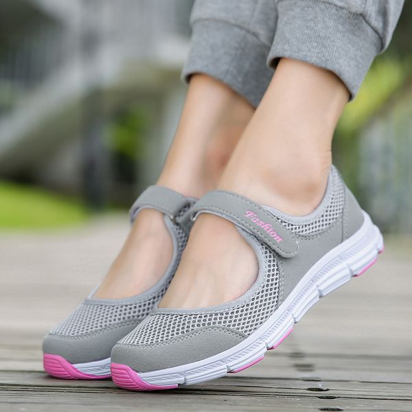

zhenzu women sport shoes summer breathable brand sneakers outdoor mesh antislip female running shoes ladies light flats footwear