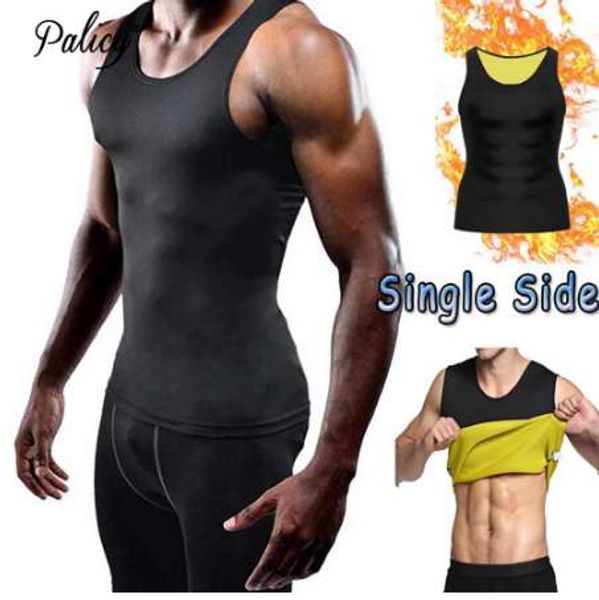 Palicy S-5XL Kompression Sliming Herren Weste Neopren T-Shirt Fat Burn Shaper Sauna Sweat Body Shaper Top Tank Fajas Plus Size