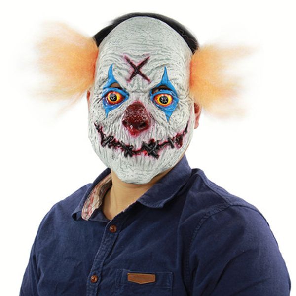 

new arrival halloween scary human clearance plan revenge clown latex party mask