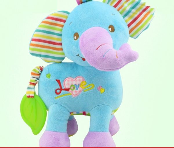 

creative standing elephant plush doll children's educational plush toy