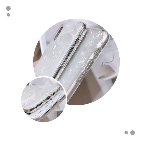 

factory wholesale luxury phone case cover lady style marble shell mobile case tpu back cover phone case