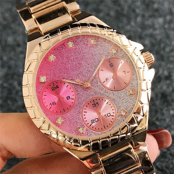 

41 мм Rhinestone наручные часы класса люкс Браслет Женские часы Новый бренд модный диза