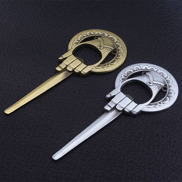 

Metal bottle opener antique bronze hand of the king and game of throne tyle wine beer opener metal alloy kitchen tool cbo3