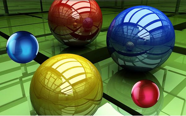 

wall papers home decor 3d colored balls three-dimensional space background wall 3d murals wallpaper for living room