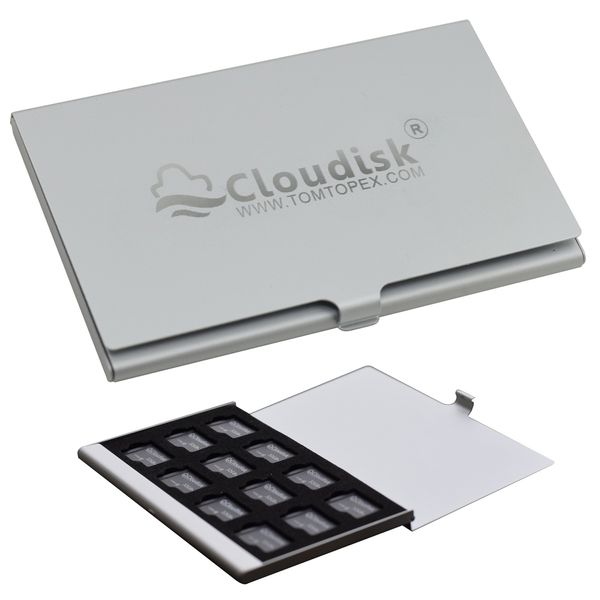 Cloudisk 12 teile/los 32GB Micro SD karte 64GB 16GB in Metall Lagerung Fall Speicher karten 1GB 4GB 8GB MicroSD Karte