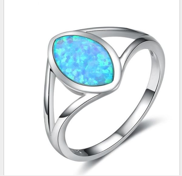 

fashion oval oval a lady's ring, Silver