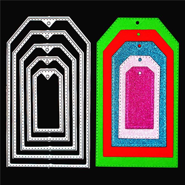 

cutting dies big tag 5pcs album p for cards scrapbooking and paper crafts embossing folder diy paper craft machines