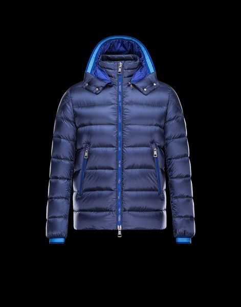 

winter down jacket men new 95% white goose down coat hooded brand clothing male down parkas 187, Black