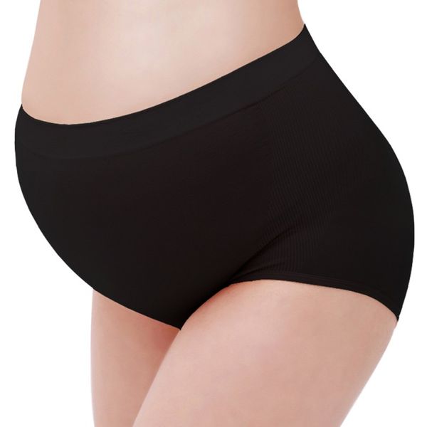 

maternity underwear panties soft solid color cotton high waist briefs pregnant women panties clothes lingerie briefs clothing, Black;pink