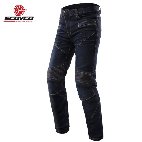 

motorcycle jeans moto pants men motorbike protective gear motocross trousers ce knee protect crotch guard windproof all season