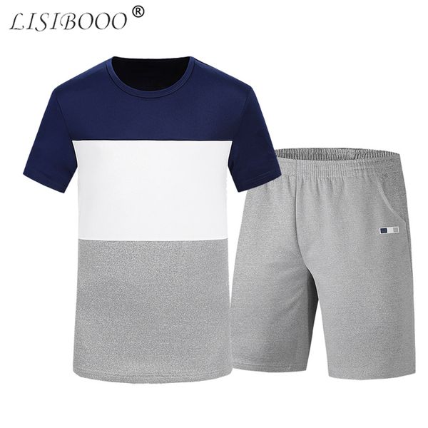 2020 Lisibooo Brand 2018 Summer Men S Tracksuits Two Piece Sets T