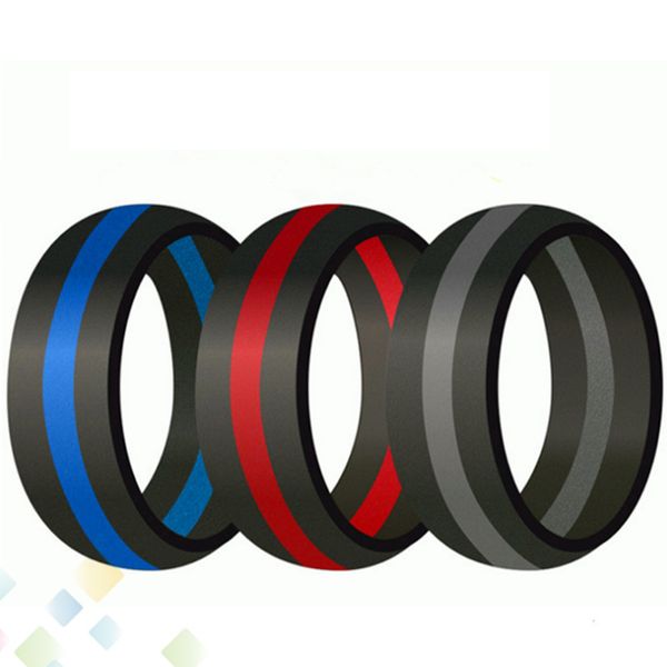 

Stripe Non-Slip Silicone Ring Vape Band Non-Skid Silicon Ring Fit e cigarettes Vape Mods cartridges RDA 22mm 20MM DHL Free