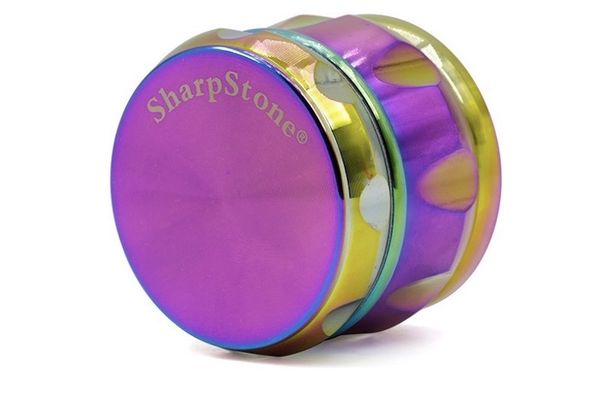 

63 мм барабан радуга металлическая травяная шлифовальная машина sharpstone цинковый сплав шлифовальные машины радуга grinder для курения сух