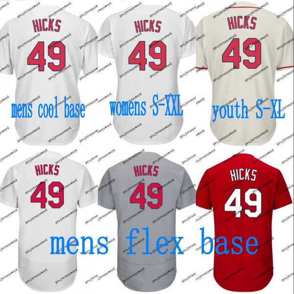

#49 Jdan Hicks Jerseys St. Louis 4 Yadier Molina 13 Matt Carpenter 18 Carlos Martinez 25 Dexter Fowler 48 Harrison Baders Baseball Jerseys