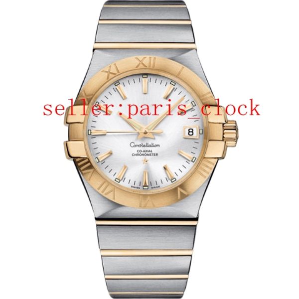 

Edition con tellation erie 123 20 35 20 02 002 co axial 8500 automatic bezel white dial 35mm watch port watche apphire gla