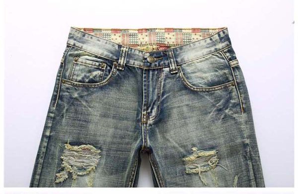 

shipping mens casual denim knee straight 2021 hole hiphop quality pants washed high jeans gpdab, Black
