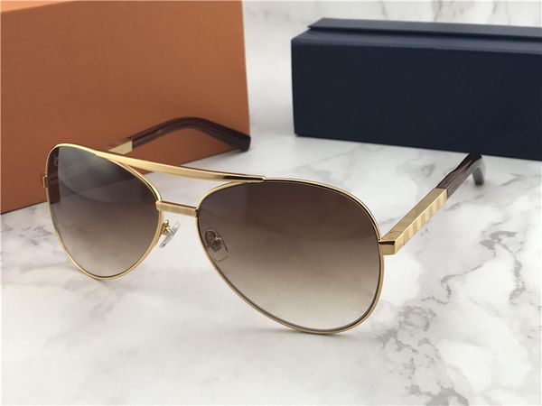 

gafas attitude pilot sunglasses gold/brown sol mens glasses shades men box sunglasses new pilote de with eephd, White;black