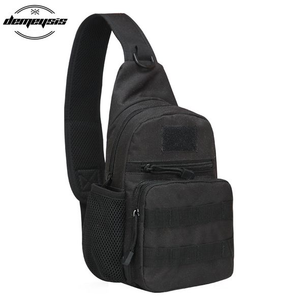 

nylon multifunctional chest shoulder satchel bag tactical sling pack camping shoulder pack