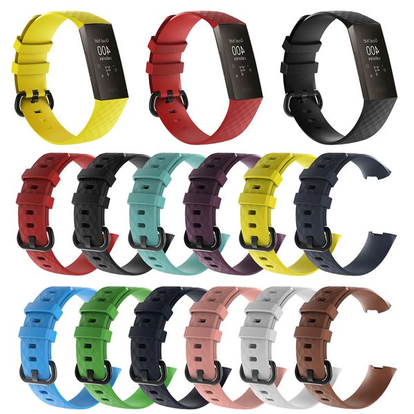 

for fitbit charge3 wristband wrist strap smart watch band strap soft watchband replacement smartwatch band for fitbit charge 3