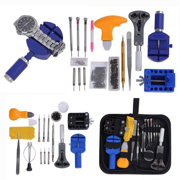 

watch tools watch opener repair tool kit case opener link pin remover set spring bar back watchmaker tools genuine