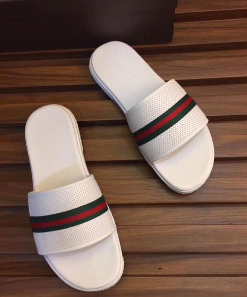 

2018 men women lide andal de igner hoe luxury lide ummer fa hion wide flat lippery with thick andal lipper flip flop ize 38 45