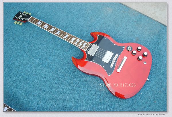 red sg mahogany electric guitar musical instruments