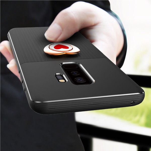 

est lady style for designer phone cases business heart kickstand soft phone case for samsung mobile case pc+tpu cover coque