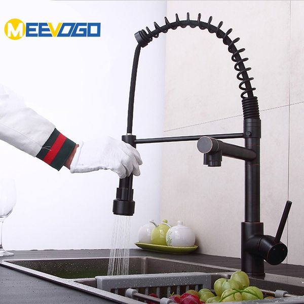 

meevogo kitchen faucet dual holders dual holes sink mixer water cold torneira para cozinha grifo cocina sltc47