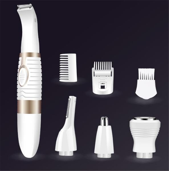 terno shaver eletrônico 4 em 1 Mulheres Depilador elétrico cabelo Trimmer Remoção Depilador Limpeza Crianças Hair Clipper eletrônica Shaver